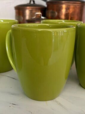 Green Corelle Coffee Mug - Set of 6
